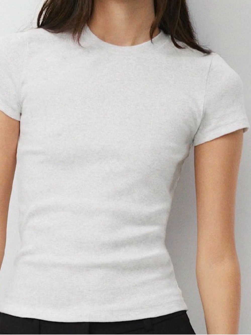 ARITZIA HOME STRETCH RIB T SHIRT